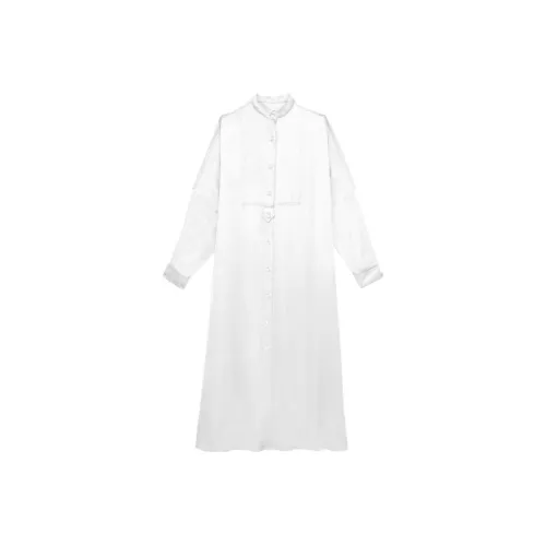 INES DE LA FRESSANGE Long Sleeved Dress Women's White