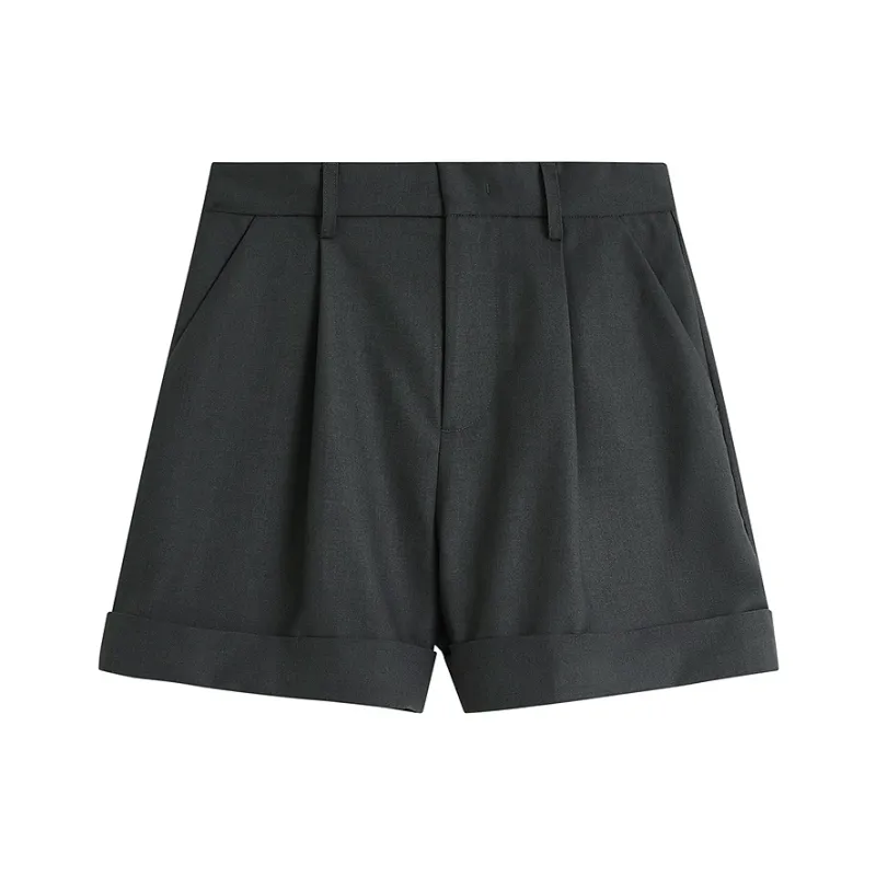 Inman Casual Shorts Women's Dark Gray-0
