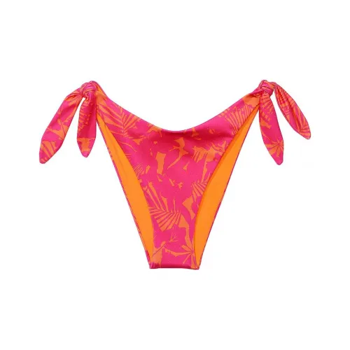 Victoria's Secret PINK Knotted Side-Tie Brazilian Bikini Bottom / Pink Swimming Shorts Women's Pink