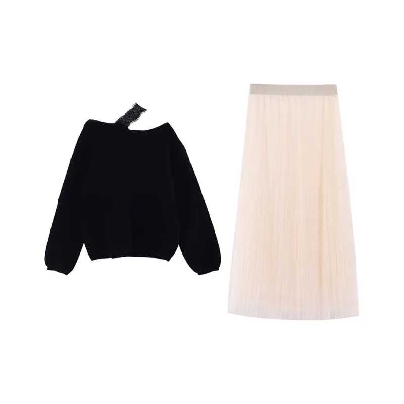 BVODE Two Piece Skirt Sets Women's-0