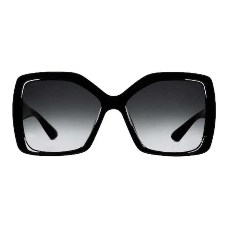 GUCCI Injection Molded Square Sunglasses Unisex Black-0