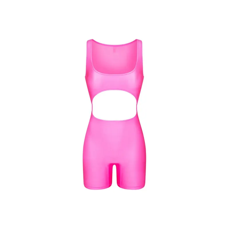 SKIMS SHINE SWIM CUT OUT CYCLE SUIT One-piece Swimsuit Women's TAFFY/Toffee-0