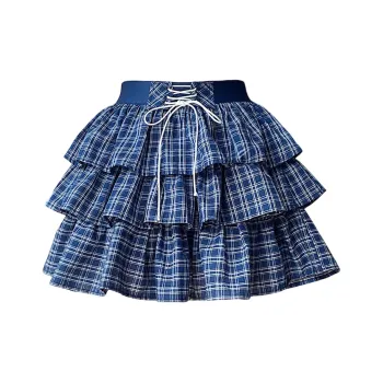 ABCMININ Casual Short Skirts Women's