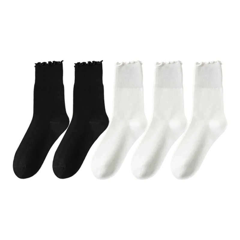 MIIOW Mid Calf Socks Women's 5 Pack-16