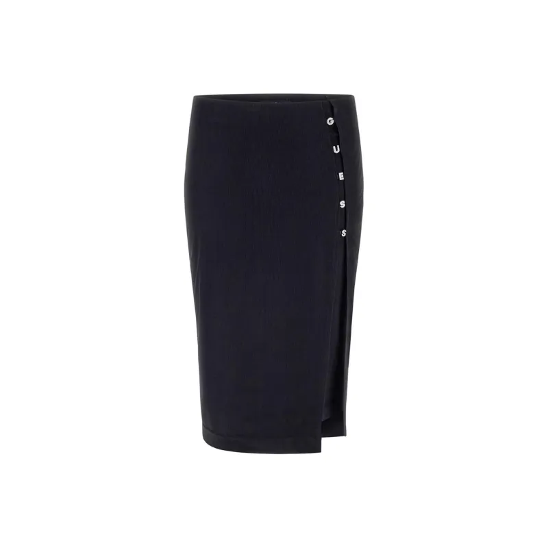 GUESS Casual Long Skirts Women's Black-0