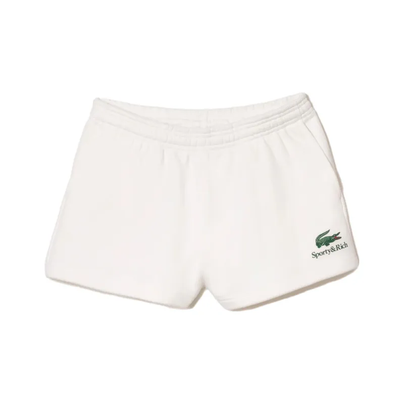 Sporty & Rich X LACOSTE Tennis Bottoms Women's White-0
