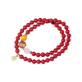 WENSHIFAN Southern Red Agate Bracelets Unisex