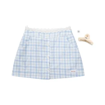 NTOT Casual Short Skirts Women's Blue