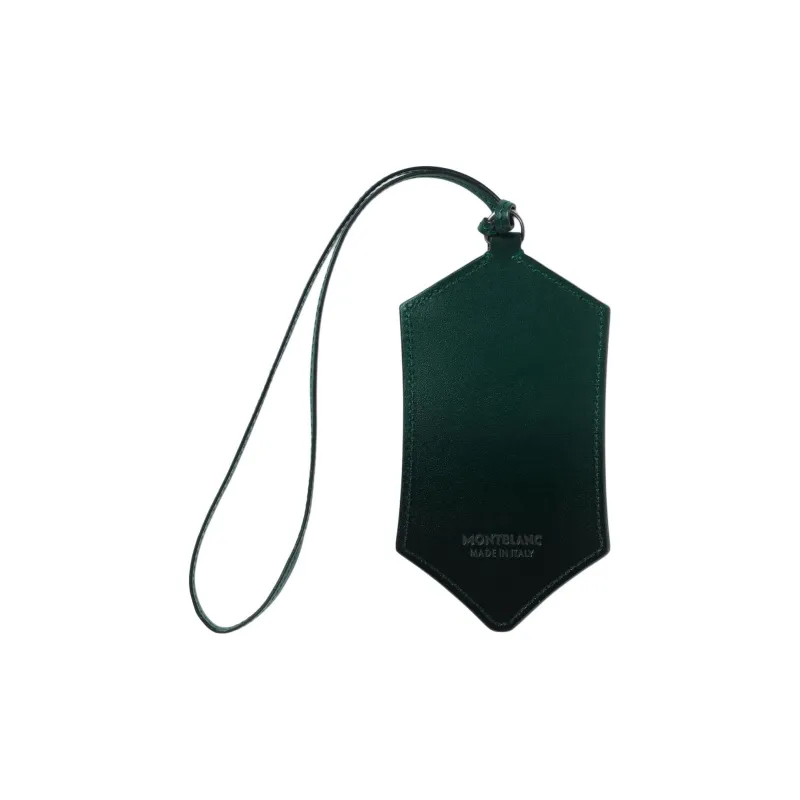 MONTBLANC Meisterstuck Grain Cow Leather Luggage Tag Bag Accessory Men's British Green-1