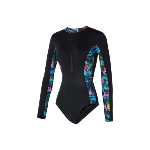 Speedo One piece Swimsuit Women's Black Blue
