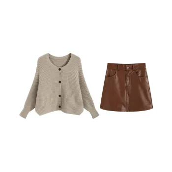 SNZX Two Piece Skirt Sets Women's