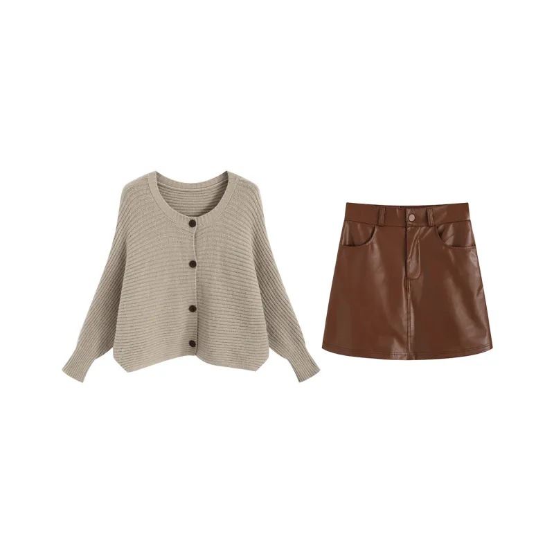 SNZX Two Piece Skirt Sets Women's-0