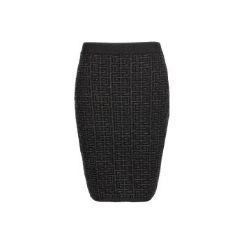 Balmain Hair Pb Labyrinth Knit Skirt