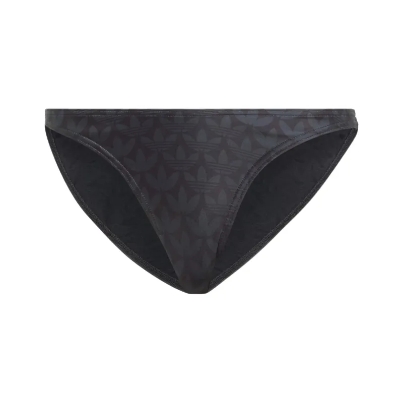 Adidas Monogram Bikini Bottoms Swimming Shorts Women's Black-0
