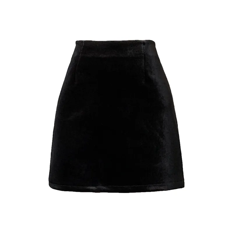 MM Casual Short Skirts Women's Black-0