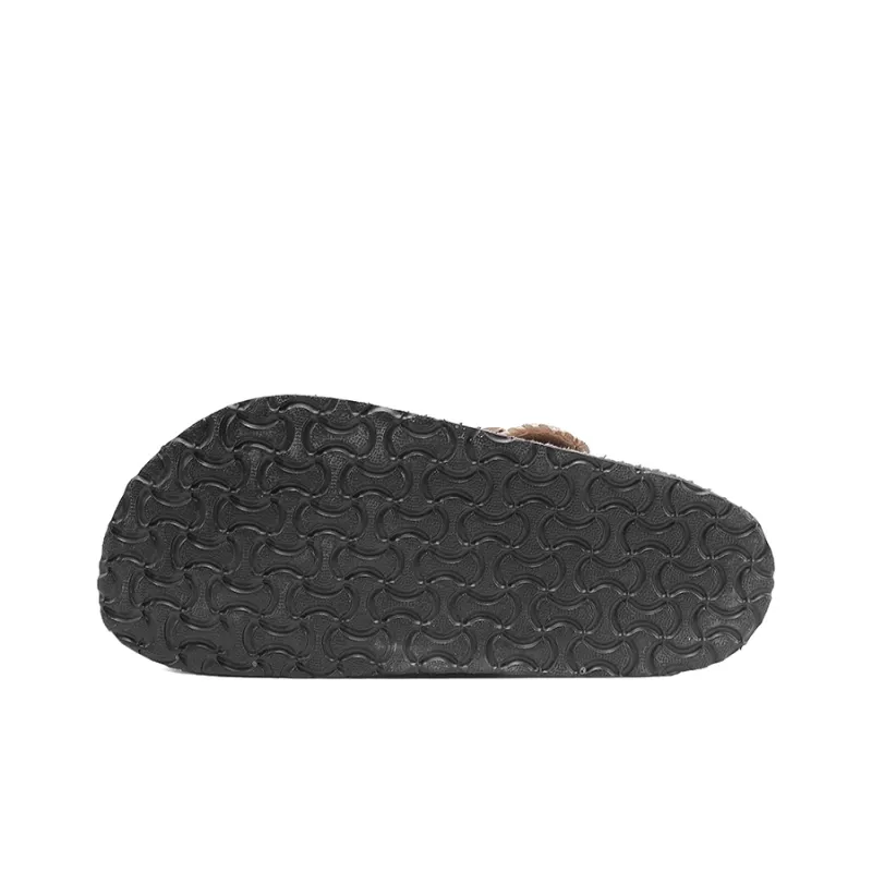 IZEIZIG Cork Sole Stitching Quiet Odor Resistant Abrasion Resistant Slip Resistant Quick Dry Closed Toe Slippers Unisex-4
