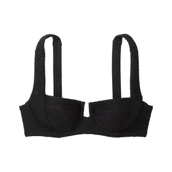 Victoria's Secret PINK Mix & Match Full Coverage Bikini Top / Black Bikini Women's Black