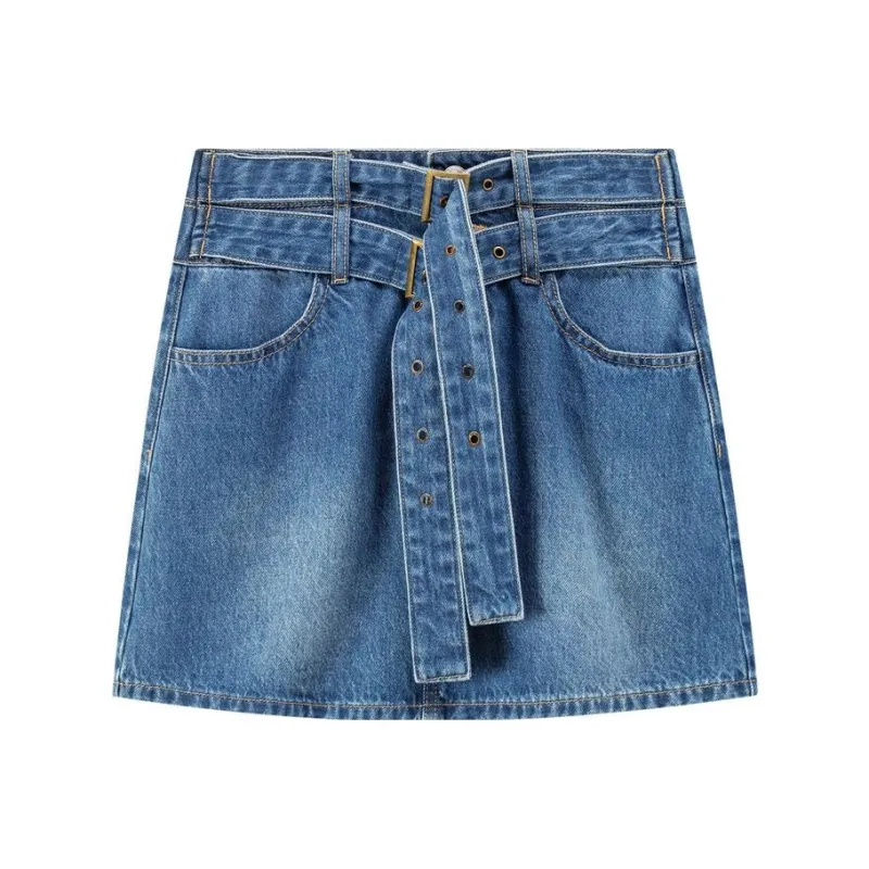 NO ONE ELSE Denim Short Skirts Women's-0