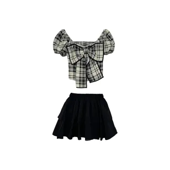 Incolore Skirt Set Women's Black White