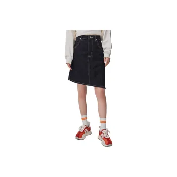 Lee Denim Short Skirts Women's Dark Blue