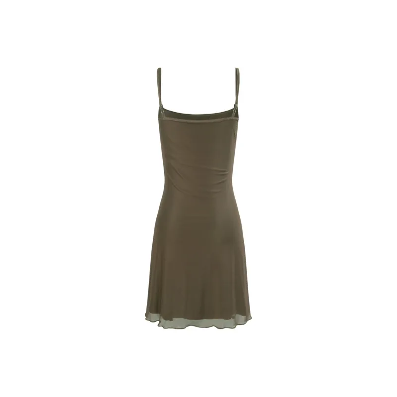 Unifree Slip Dresses Women's Army Green-1