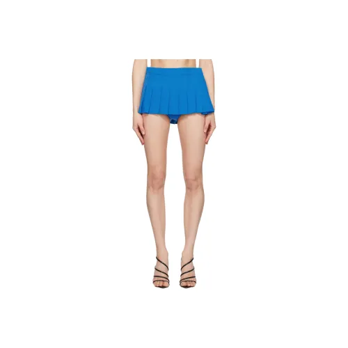 PushBUTTON Casual Short Skirts Women's Blue