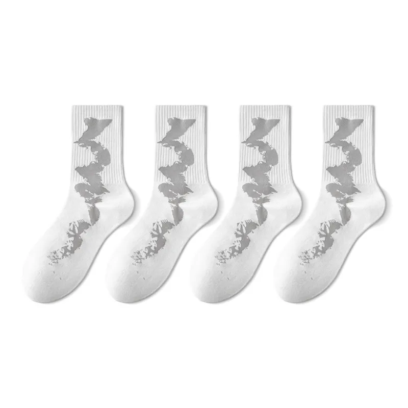 LUOLIAN Mid Calf Socks Men's 4 Pack-6