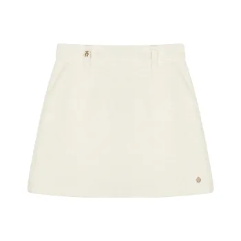 Teenie Weenie Casual Short Skirts Women's Ivory White