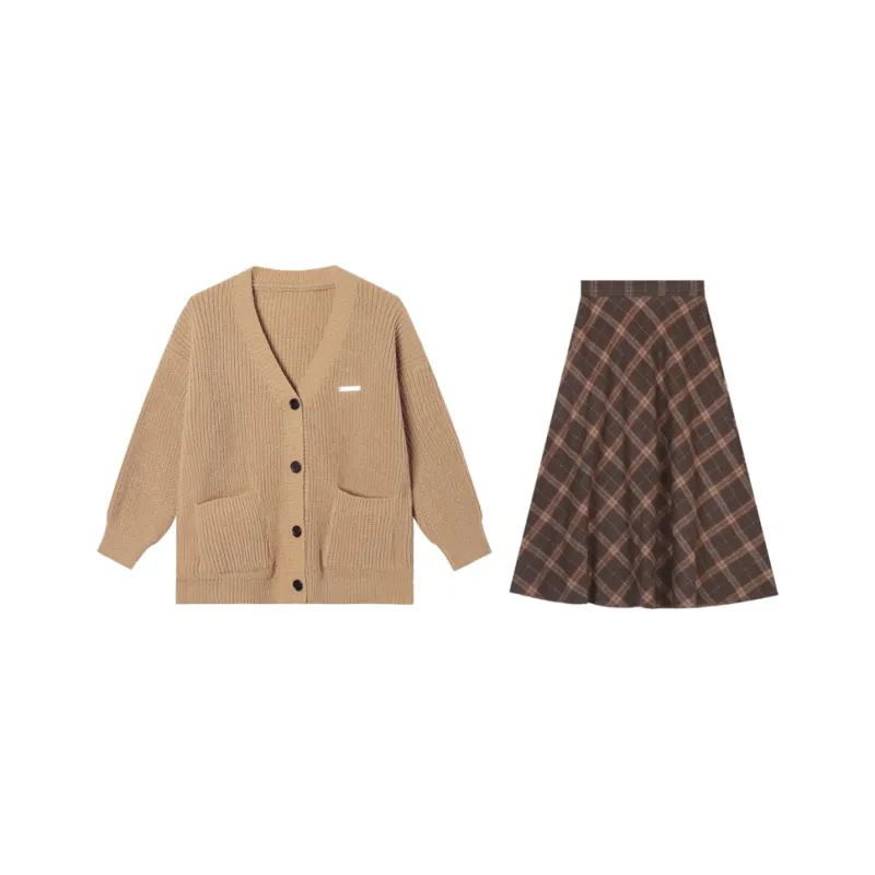Incolore Two Piece Skirt Sets Women's-0
