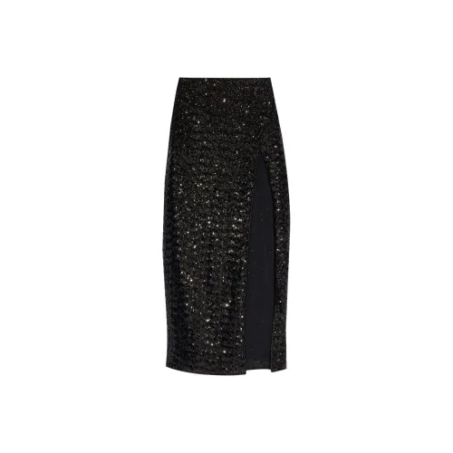 Oséree High waisted Sequin embellished Midi Skirt