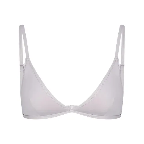 SKIMS SIGNATURE SWIM ADJUSTABLE TRIANGLE TOP Bikini Women's Chrome/Chrome-Plated