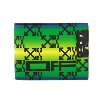 OFF-WHITE Leather Wallet Men's Multicolor