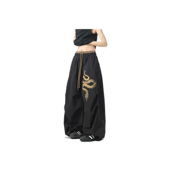 SOCKKEY Casual Pants Unisex Black