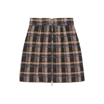 GUCCI Casual Short Skirts Women's Brown