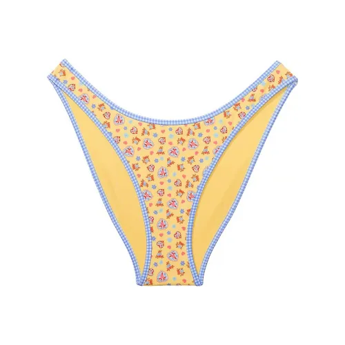 Victoria's Secret PINK BY FRANKIES BIKINIS GOLDEN HOUR BIKINI BOTTOM/HC Swimming Shorts Women's Yellow