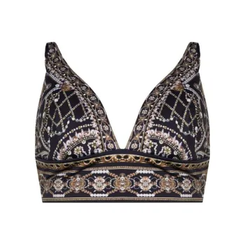 Camilla Graphic print Triangle Bikini Top