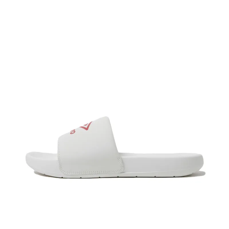 Umbro ZEPPI SD Slip Resistant Shock Absorbers Slide Slippers Unisex White Red-0