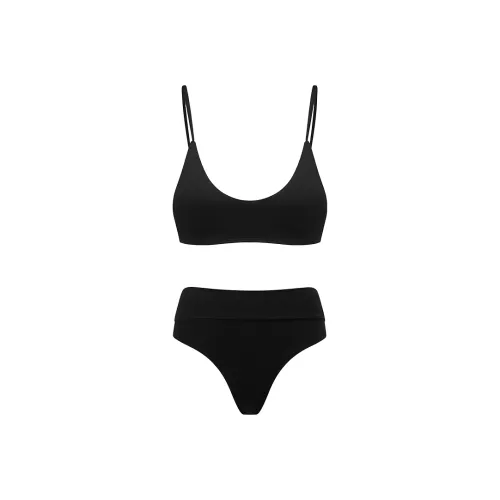 YUKARI SWIM Two Piece Swimsuits Women's Black