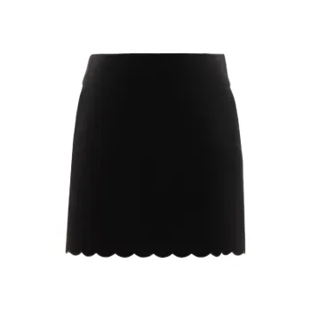 Chloé Velvet Scalloped Mini Skirt