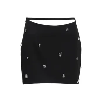 AS DALIO Casual Short Skirts Women's Black
