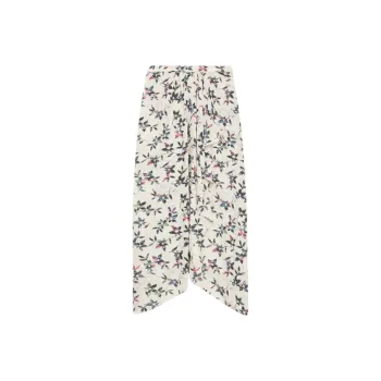 ISABEL MARANT ETOILE Vanille Floral print Midi Skirt