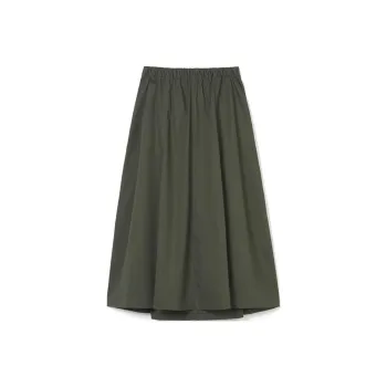 LACOSTE Casual Long Skirt Women's Gray Green