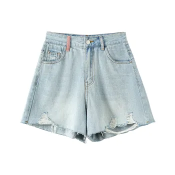 TOUCH Denim Shorts Women's Light Blue