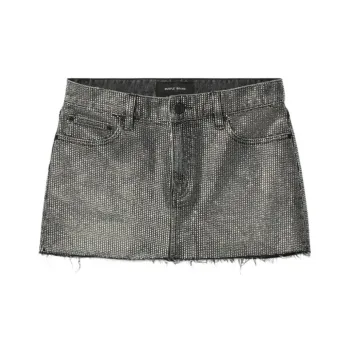 PURPLE-BRAND Casual Short Skirts Women's Black