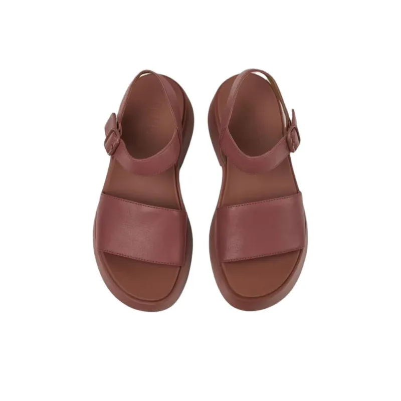 CAMPER Tasha One Strap Sandals Women's Red-1