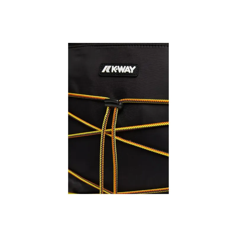 K-WAY Nylon Backpack Men's Black-4