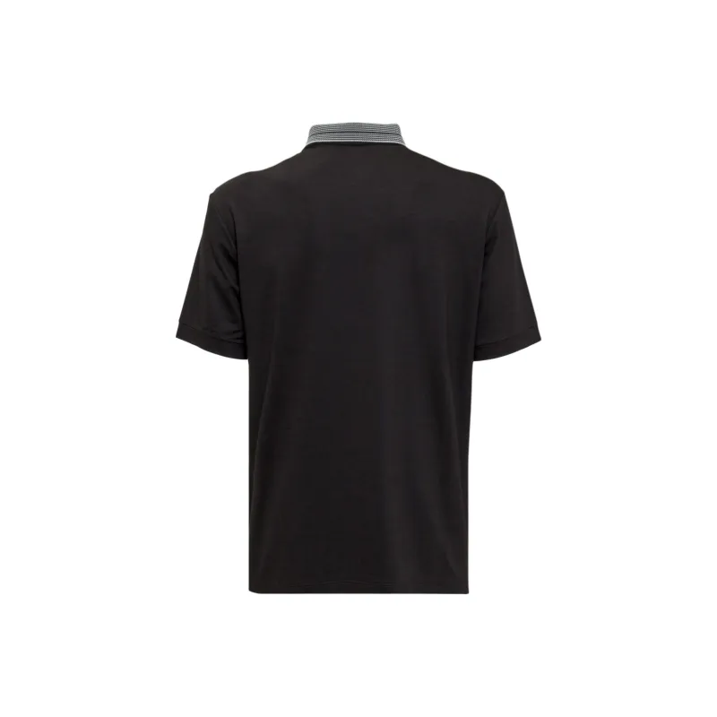 GIORGIO ARMANI Polo Shirts Men Black-1