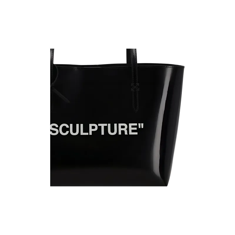 OFF WHITE Day Off 28 Quote Tote Bag Black/White-3