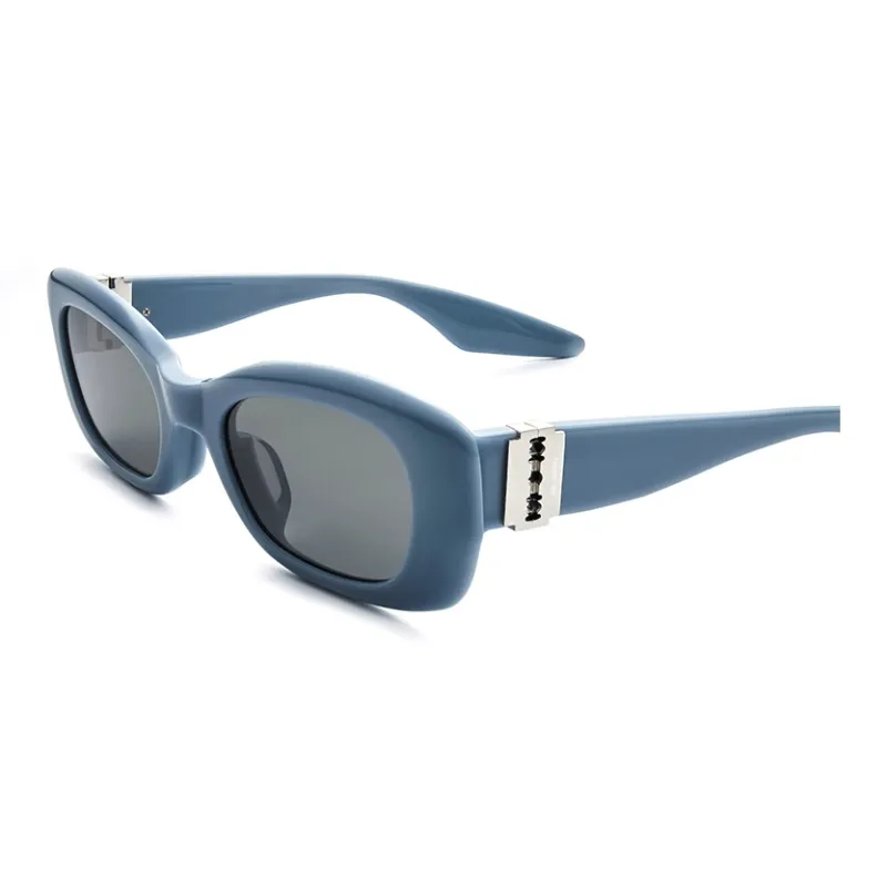 THE OWNER Plate Frame Rectangular Sunglasses Unisex-18