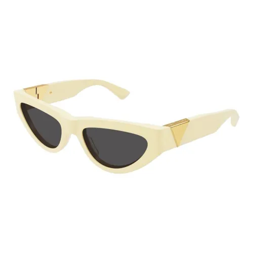 Bottega Veneta Acetate Cat Eye Sunglasses Unisex Yellow